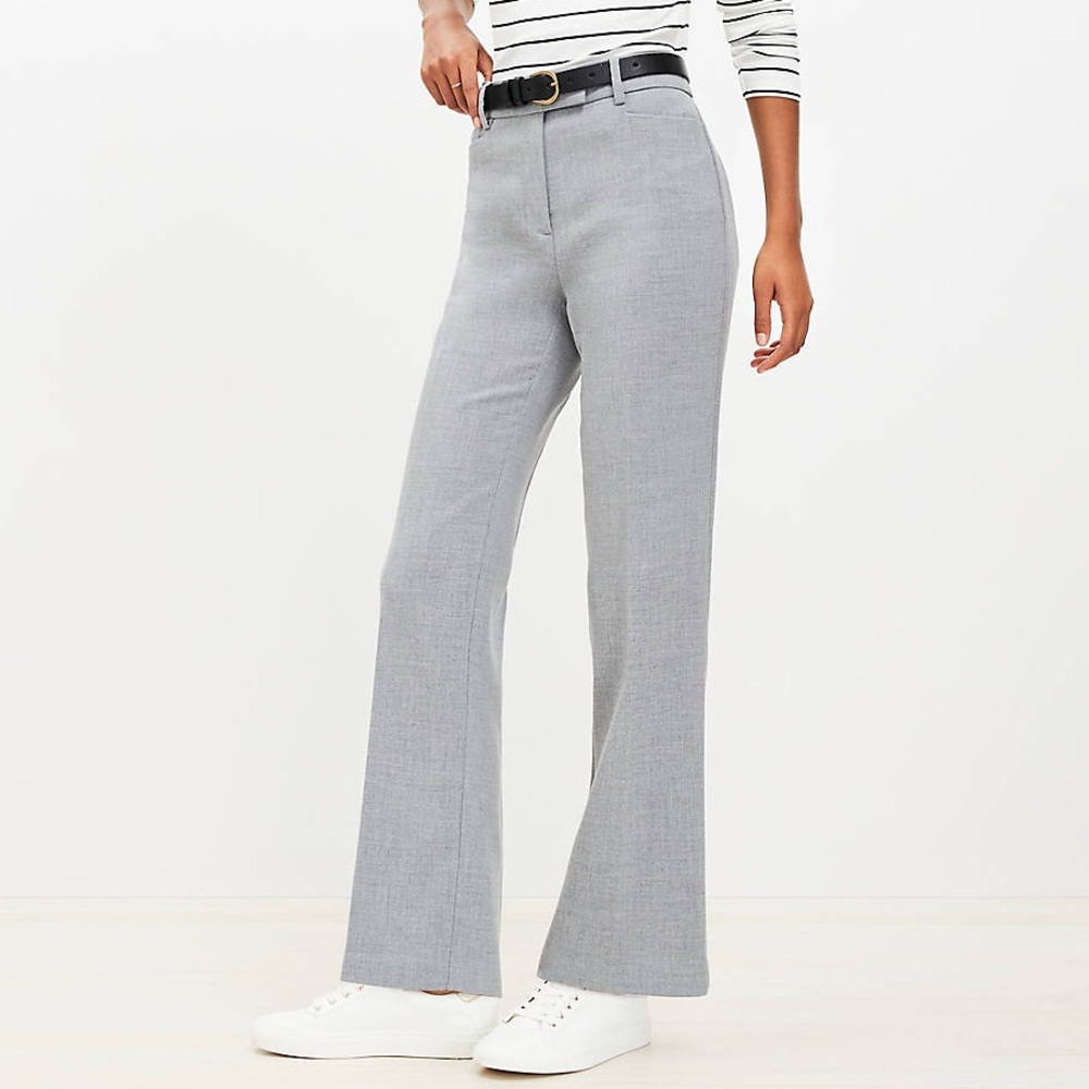 LOFT Full Length Straight Pants Gray 10P